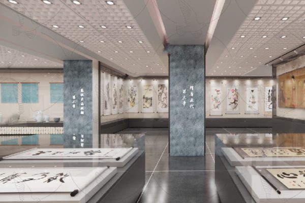 SU模型·博物展览 书画展厅 第1313期