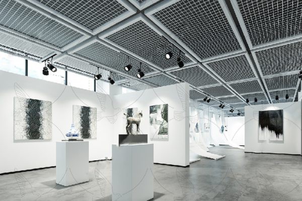 SU模型·博物展览 书画展厅 第1317期