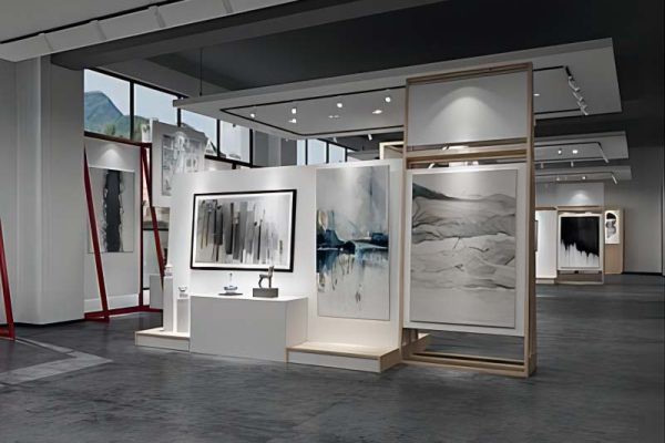 3D模型 工业风移动式艺术展览厅 9216期