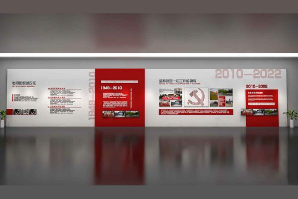 文化墙·现代红色文化宣传墙3D模型 第7166期