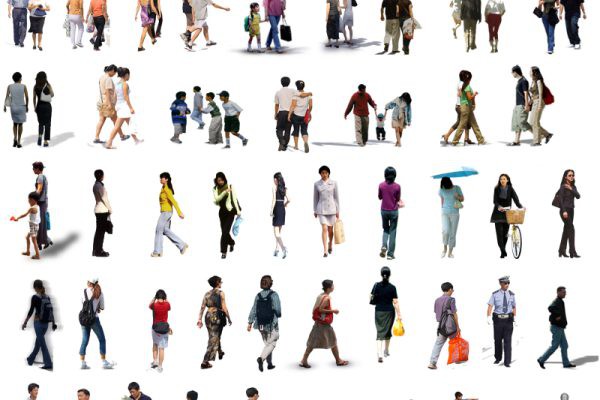 贴图·免抠丨人物 效果图用人物_分层 第6494期