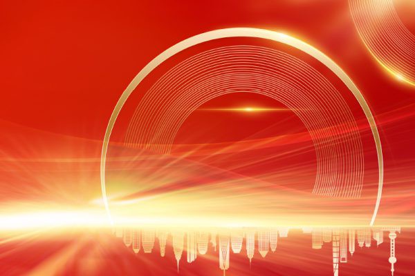 贴图·红色贴图 现代红色科技感屏幕背景 第6427期