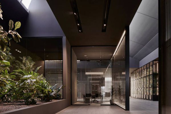 沉稳配色企业展厅 第10137期