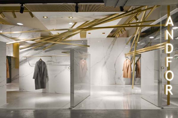 精选案例 杭州ANDFOR服装品牌展厅 第5180期