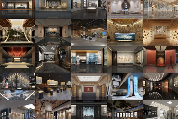 民俗文化新中式国风展厅策划设计合集 源文件